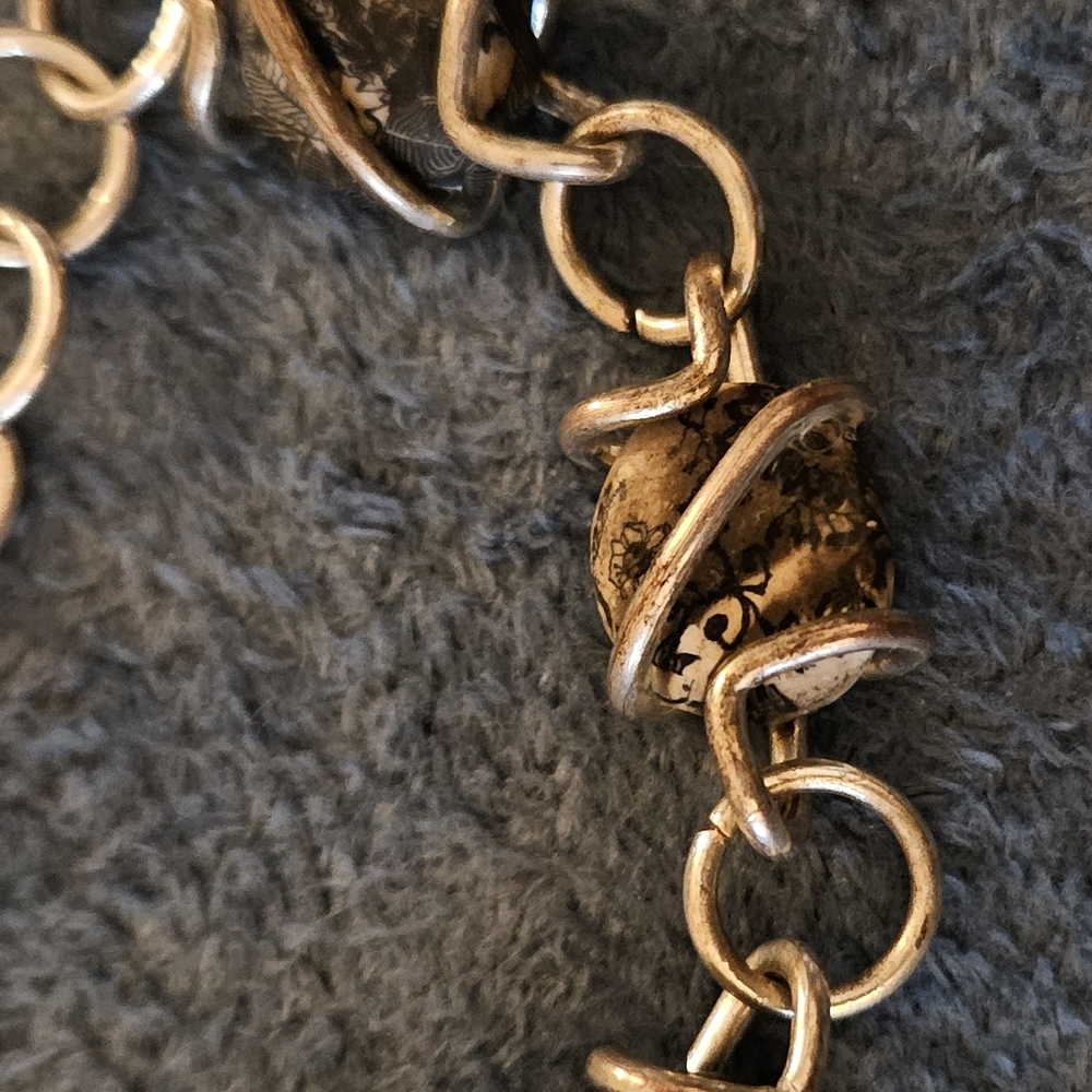 Silvertone Viva Beads Bracelet - Picture 5 of 7
